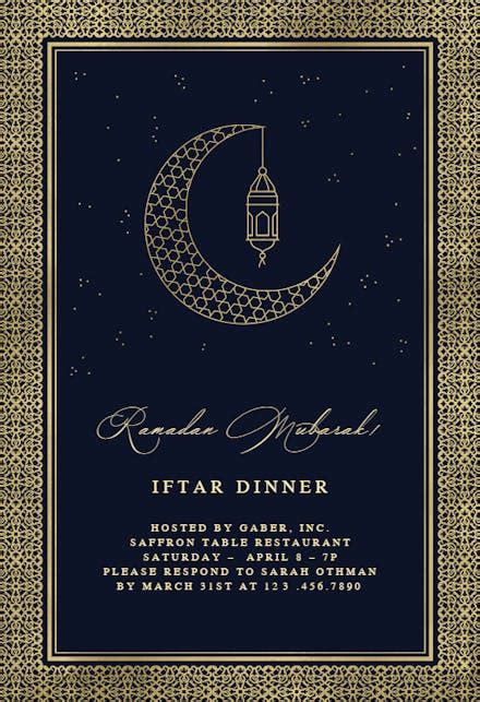 Ramadan and Eid invitations